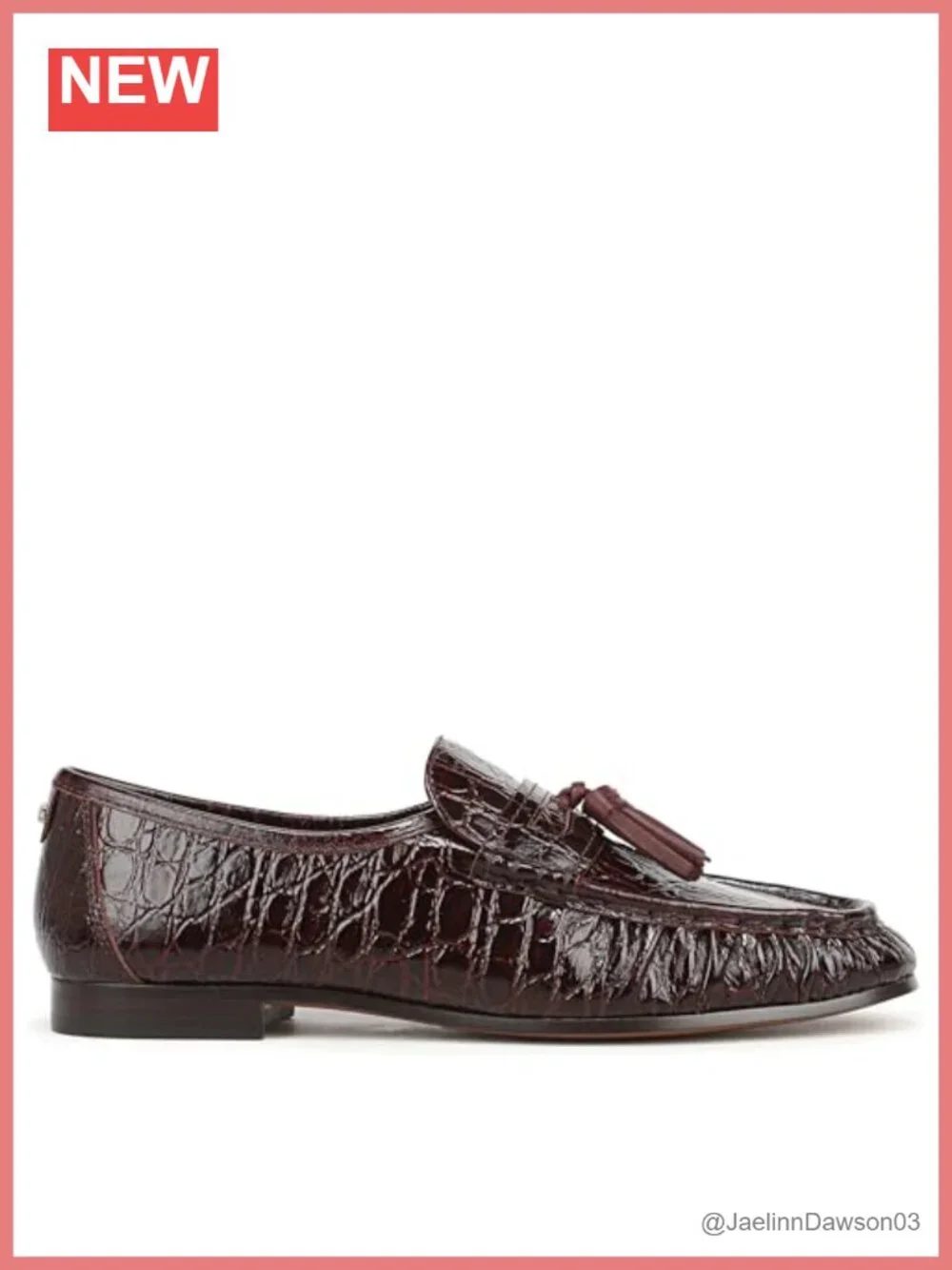 Sam Edelman Lana Tassel Loafer Slip-On Leather Flats